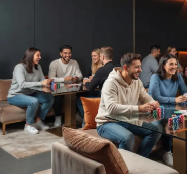 Baráti offline póker est a Restavio Hub társalgó részében