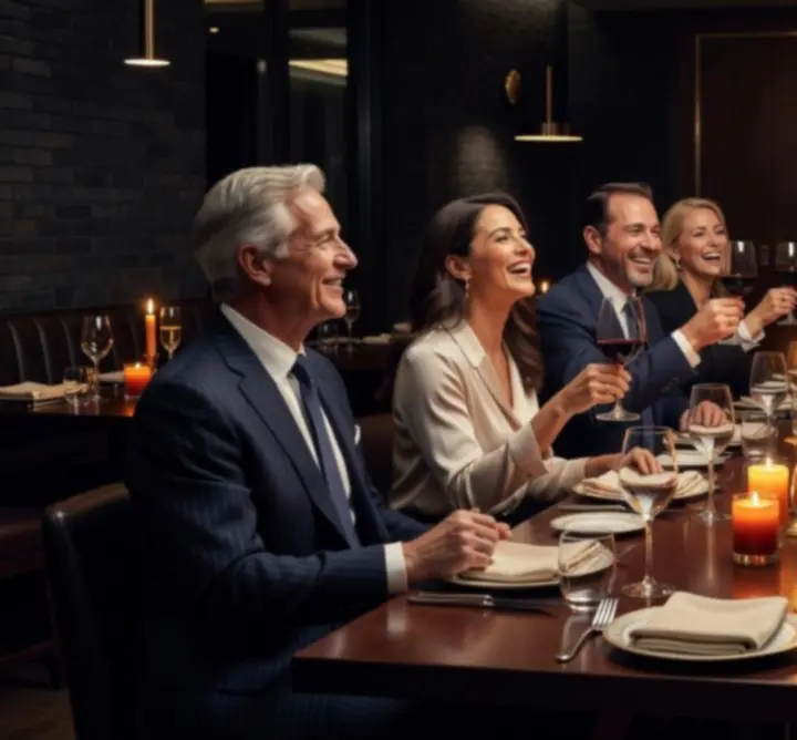 Privát vacsora elegáns terítéssel a Restavio Hubban